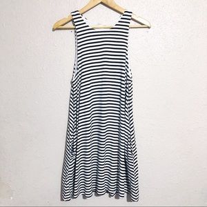 H&M Basic Swing Striped Dress with Pockets!